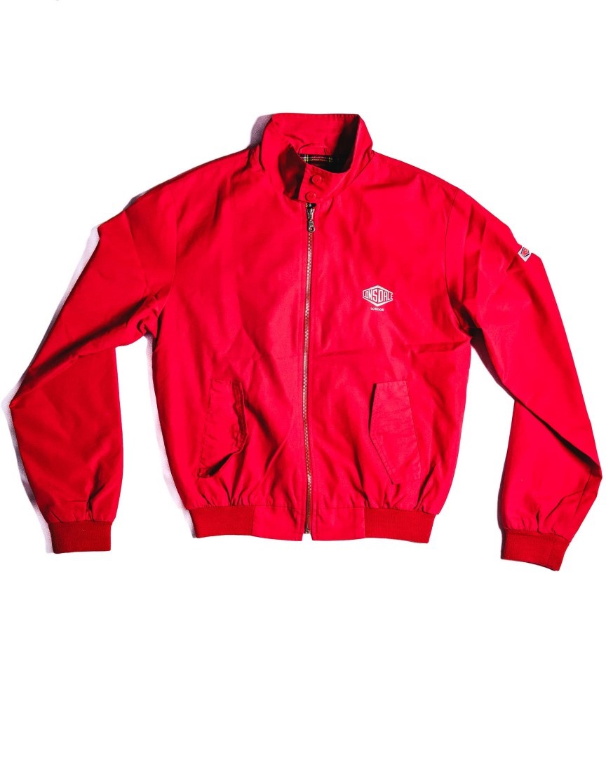 Lonsdale Harrington jacket in Red, Medium – Bleachers and Co. Main